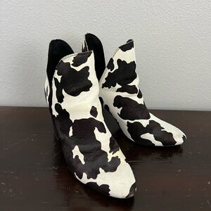 Booties Cowhide